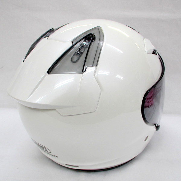 2008年製 SHOEI ショウエイJ-FORCE3 ジェイフォース3  ジェットヘルメット ホワイト Lサイズ