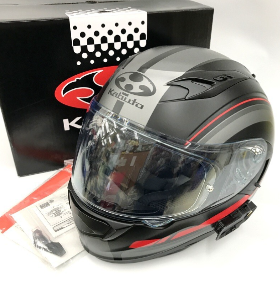 OGK KABUTO オージーケーカブト KAMUI3 RIDGE FLAT BLACK GRAY
